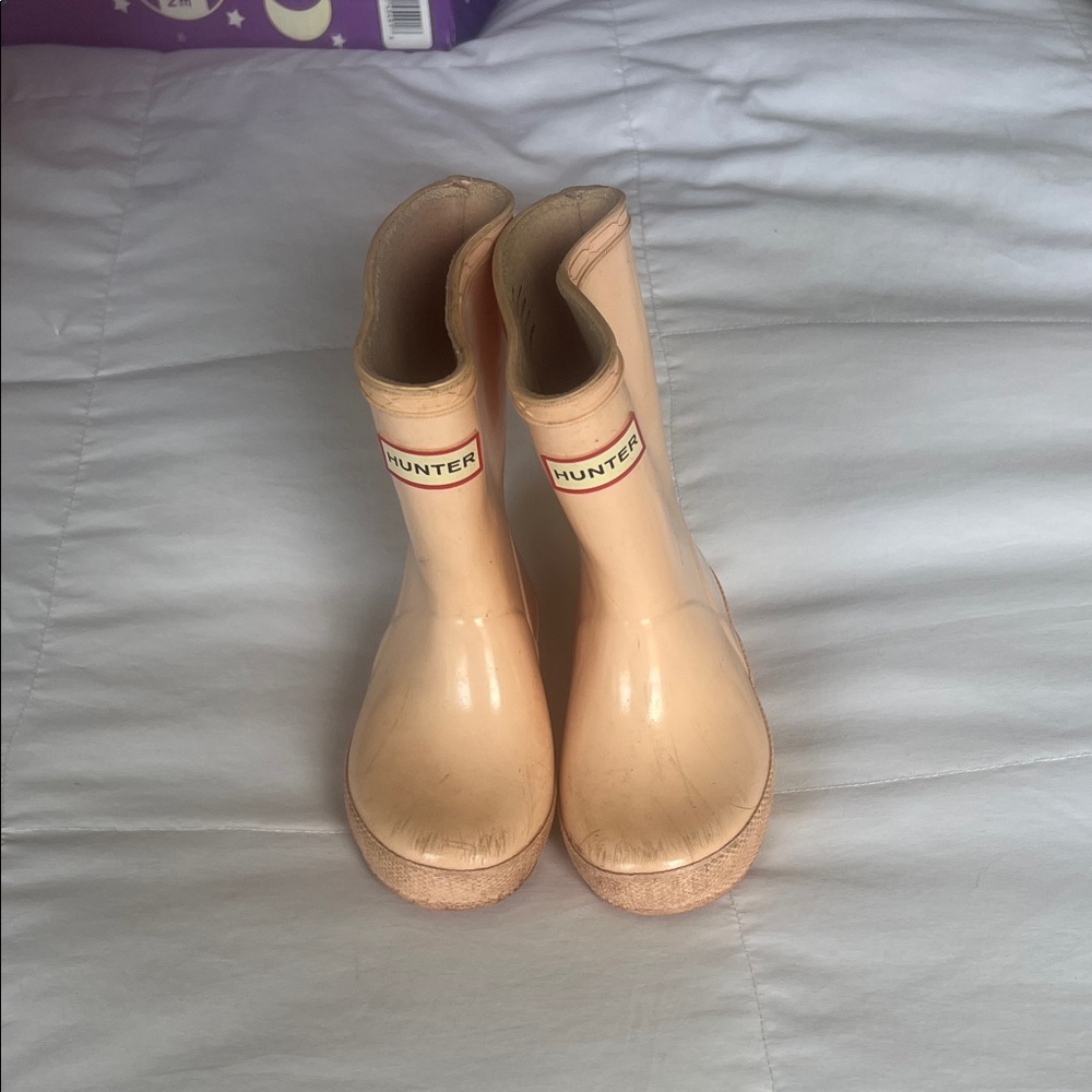 Hunter Blush Waterproof Boots